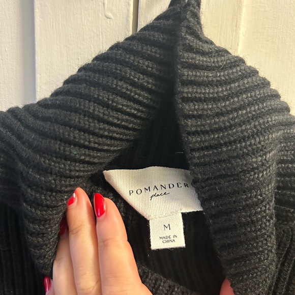 Pomander Place Black Knit Helen Turtleneck Sweater purchased from Tuckernuck - Picture 6 of 6